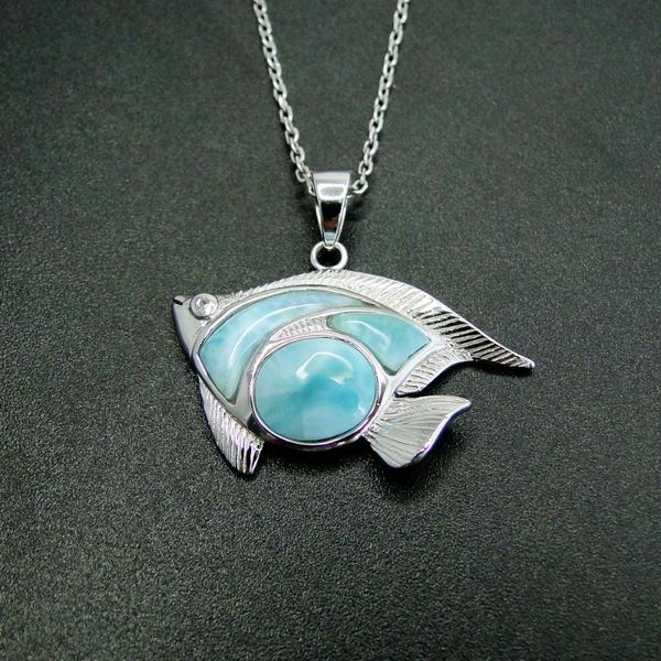 lockets natural larimar gemstone pendant cute seafish fish women fine jewelry 925 sterling silver opal charms for children's day
lockets natural larimar gemstone pendant cute seafish fish women fine jewelry 925 sterling silver opal charms for children's day