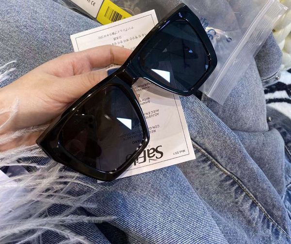 women oversized square sunglasses black/black 4s688 sonnenbrille gafa de sol fashion sunglasses uv400 protection eyewear with case, White;black
women oversized square sunglasses black/black 4s688 sonnenbrille gafa de sol fashion sunglasses uv400 protection eyewear with case, White;black