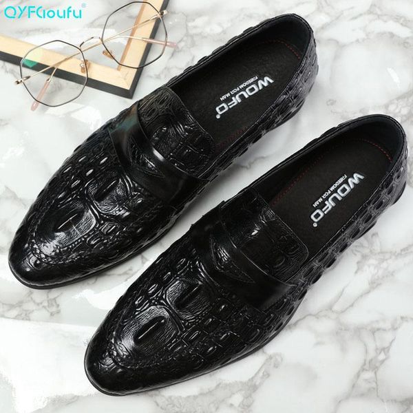 dress shoes qyfcioufu 2021 fashion casual men genuine leather crocodile pattern pointed toe wedding oxford, Black
dress shoes qyfcioufu 2021 fashion casual men genuine leather crocodile pattern pointed toe wedding oxford, Black