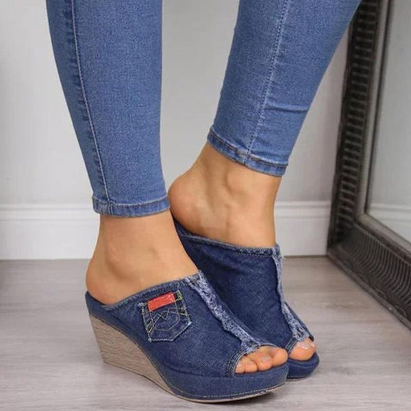 slippers 2021 female shoes wedges fashion heeled hollow casual fish mouth womenslippers women sandals, Black
slippers 2021 female shoes wedges fashion heeled hollow casual fish mouth womenslippers women sandals, Black