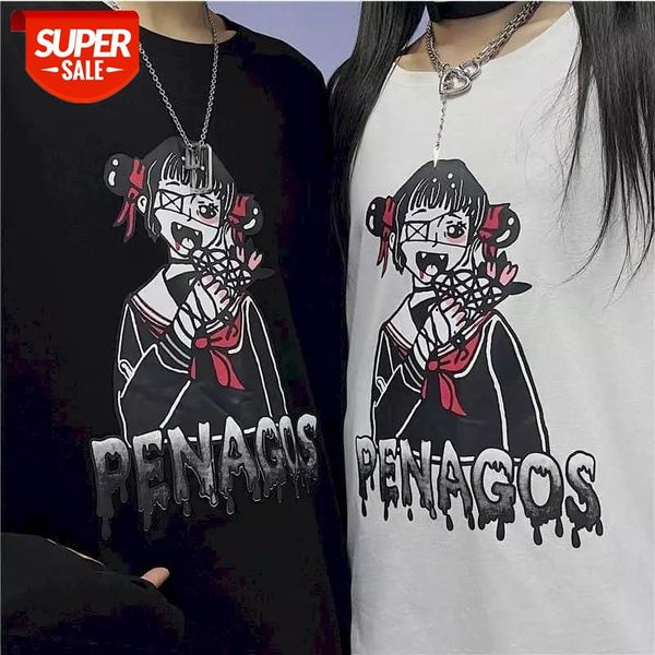 Printed long-sleeved T-shirt autumn 2020 new Korean version ins dark cartoon loose couple bottoming shirt men and women trend #zV91, White
Printed long-sleeved T-shirt autumn 2020 new Korean version ins dark cartoon loose couple bottoming shirt men and women trend #zV91, White