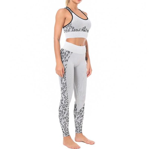 seamless knitted leopard pattern bra set moisture wicking yoga set pants running sports underwear women's gym clothes02, White;red
seamless knitted leopard pattern bra set moisture wicking yoga set pants running sports underwear women's gym clothes02, White;red