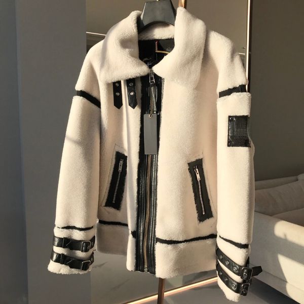 womens lanb fur jackets cashmere wool outerwear moose jacket parka winter velvet coats pocket design loose women clothing warm soft, Black
womens lanb fur jackets cashmere wool outerwear moose jacket parka winter velvet coats pocket design loose women clothing warm soft, Black