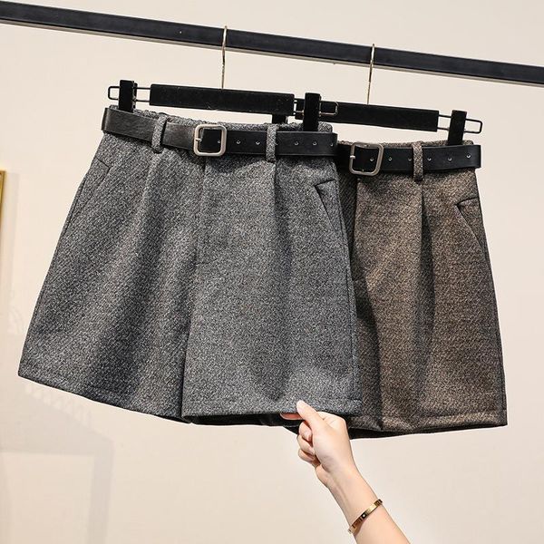 women's shorts cloth loose thick wide-legged plus big size oversize clothing for femme woman high waist 2021 without belt d0471, White;black
women's shorts cloth loose thick wide-legged plus big size oversize clothing for femme woman high waist 2021 without belt d0471, White;black