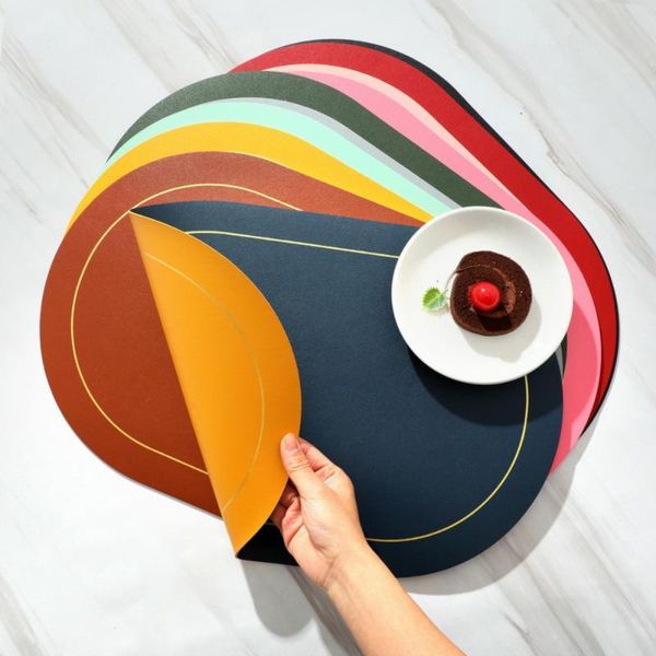 mats & pads leather western table mat pvc oil-proof el home dining plate non-slip bowl oval heat insulation pad
mats & pads leather western table mat pvc oil-proof el home dining plate non-slip bowl oval heat insulation pad
