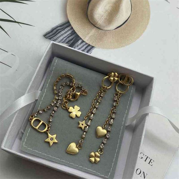 70% off outlet online star letter pearl inlaid diamond bracelet women's net red classic tassel earrings, Golden
70% off outlet online star letter pearl inlaid diamond bracelet women's net red classic tassel earrings, Golden