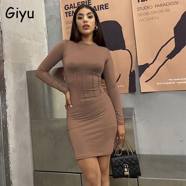 casual dresses giyu 2021 autumn women elegant bodycon slim mini dress female o neck long sleeve solid package hip vestidos, Black;gray
casual dresses giyu 2021 autumn women elegant bodycon slim mini dress female o neck long sleeve solid package hip vestidos, Black;gray