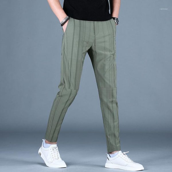 men's pants 2021 summer fashion striped men casual army green slim fit lightweight trousers, Black
men's pants 2021 summer fashion striped men casual army green slim fit lightweight trousers, Black