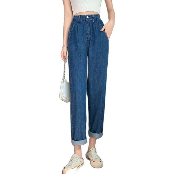 women's jeans net red wide-leg autumn 2021 thin loose high-waist nine-point straight-leg pants trousers clothing, Blue
women's jeans net red wide-leg autumn 2021 thin loose high-waist nine-point straight-leg pants trousers clothing, Blue