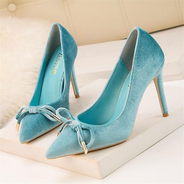 dress shoes 2021 elegant bowknot women's high heel autumn soft velvet shallow women pumps pointed toe office lady party 10cm, Black
dress shoes 2021 elegant bowknot women's high heel autumn soft velvet shallow women pumps pointed toe office lady party 10cm, Black