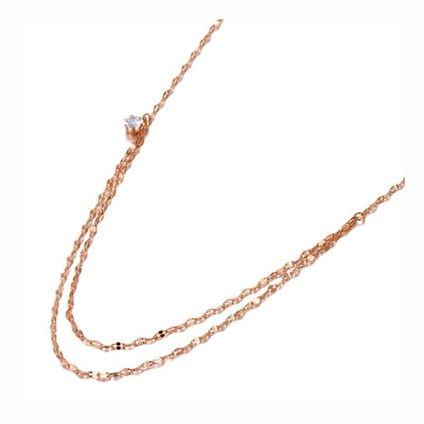 chains trendy 316l stainless steel double-layer choker necklace bohemia cz crystal pendant for women n20106, Silver
chains trendy 316l stainless steel double-layer choker necklace bohemia cz crystal pendant for women n20106, Silver