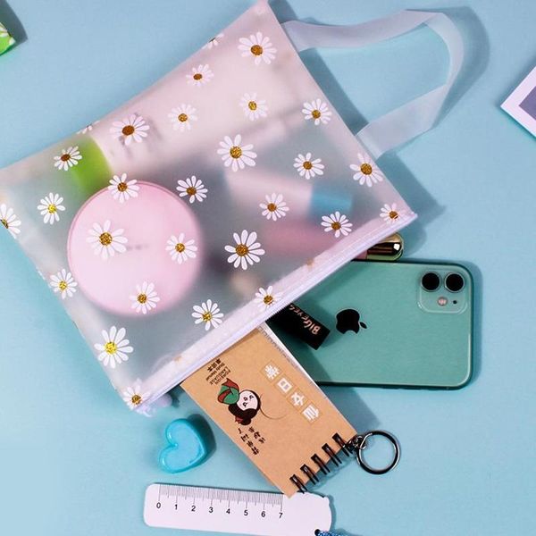 storage bags 21.5x16cm*1pcs daisy zip silica gel bag with handle zipper for travel cosmetic packaging stationery
storage bags 21.5x16cm*1pcs daisy zip silica gel bag with handle zipper for travel cosmetic packaging stationery