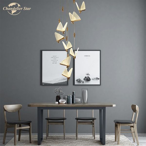 chandeliers postmodern led lighting nordic butterfly lustre pendant hanging lamp for living room bedroom dining staircase
chandeliers postmodern led lighting nordic butterfly lustre pendant hanging lamp for living room bedroom dining staircase