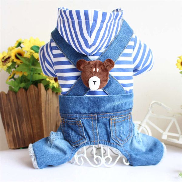 beipet pet four legged cross strap jeans autumn and winter cloth teddy bear dog one piece
beipet pet four legged cross strap jeans autumn and winter cloth teddy bear dog one piece