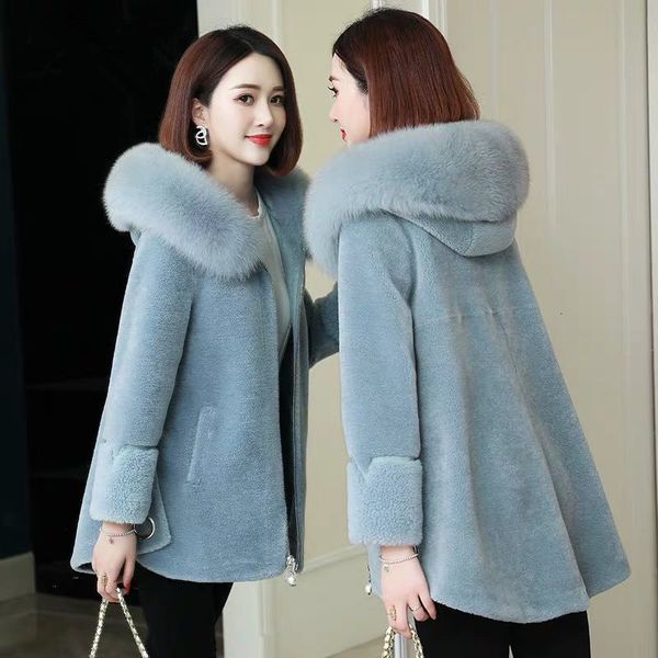 elegant form sheep shearing female jacket complete thin royal fox skin outcoat solid casual ladies leather y88 8edo, Black
elegant form sheep shearing female jacket complete thin royal fox skin outcoat solid casual ladies leather y88 8edo, Black