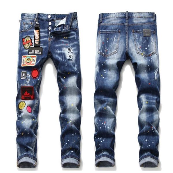 jeans men ripped slim fit jeans fashion skinny straight leg washed mens frayed motocycle denim pants hip hop stretch biker men's trouse, Blue
jeans men ripped slim fit jeans fashion skinny straight leg washed mens frayed motocycle denim pants hip hop stretch biker men's trouse, Blue