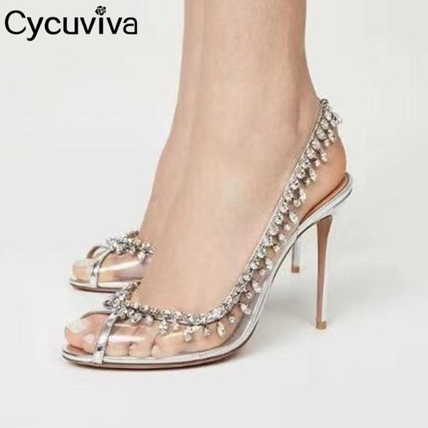 sandals high heels crystal women clear pvc ladies pumps runway party wedding shoes woman slingback peep toe brand, Black
sandals high heels crystal women clear pvc ladies pumps runway party wedding shoes woman slingback peep toe brand, Black