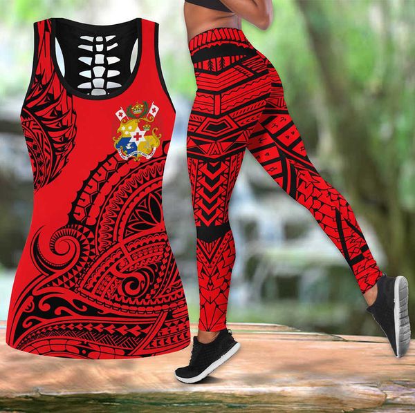 3d digital printing hollow out female vest vest girl fashion yoga vest set, Gray