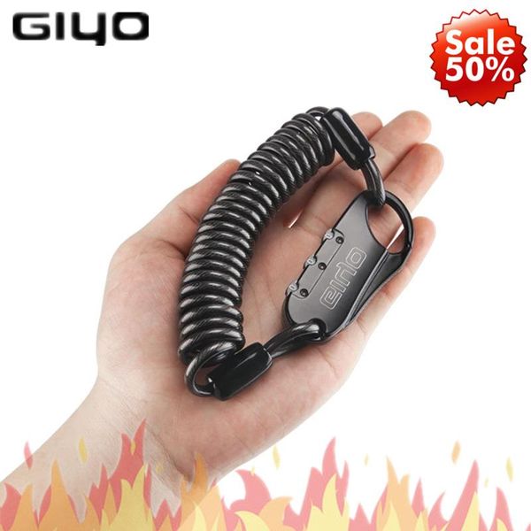 bike locks giyo mini bicycle lock 3 digit password anti-theft cycling helmet code combination security cable 4.15mm dia
bike locks giyo mini bicycle lock 3 digit password anti-theft cycling helmet code combination security cable 4.15mm dia