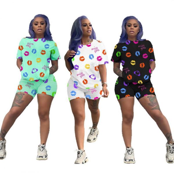 women's tracksuits white fashion casual print basic o neck short sleeve two pieces, Gray
women's tracksuits white fashion casual print basic o neck short sleeve two pieces, Gray