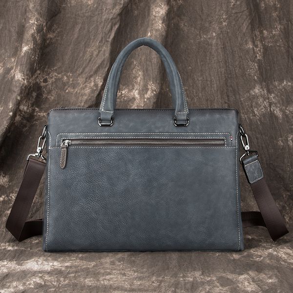 briefcase men's business leather handbag head large capacity horizontal simple soft shoulder bag for men
briefcase men's business leather handbag head large capacity horizontal simple soft shoulder bag for men