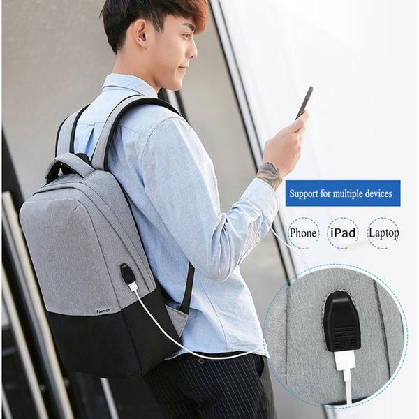 backpack 2021 waterproof usb charging men fashion leisure travel bag 15.6 inch computer school male mochila
backpack 2021 waterproof usb charging men fashion leisure travel bag 15.6 inch computer school male mochila