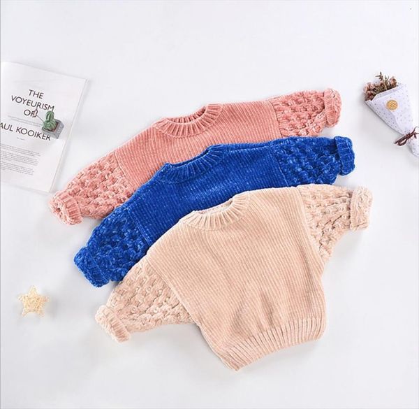 1 10yrs spring children girls knitted sweater clothes cotton boys solid handmade pullover princess autumn, Blue
1 10yrs spring children girls knitted sweater clothes cotton boys solid handmade pullover princess autumn, Blue