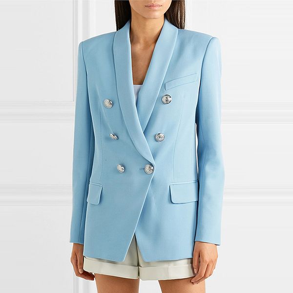 2021 new high street fashion baroque designer jacket women's shawl collar double breasted metal lion buttons blazer kpgu, White;black
2021 new high street fashion baroque designer jacket women's shawl collar double breasted metal lion buttons blazer kpgu, White;black