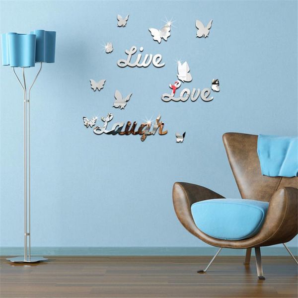 wall stickers fashion creativity live love laugh english alphabet butterfly mirror sticker personalized decorative
wall stickers fashion creativity live love laugh english alphabet butterfly mirror sticker personalized decorative