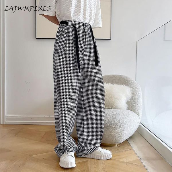 men's pants 2021 temperament loose drawstring belt wide leg korean long trousers fashion trend vintage cusual, Black
men's pants 2021 temperament loose drawstring belt wide leg korean long trousers fashion trend vintage cusual, Black