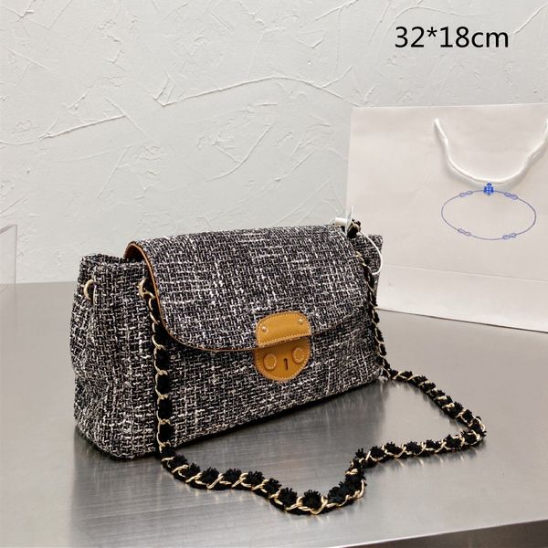 fashion women chain bags designers crossbody vintage shoulder bag lady purses denim fur chain medium size flaps pd21081103
fashion women chain bags designers crossbody vintage shoulder bag lady purses denim fur chain medium size flaps pd21081103