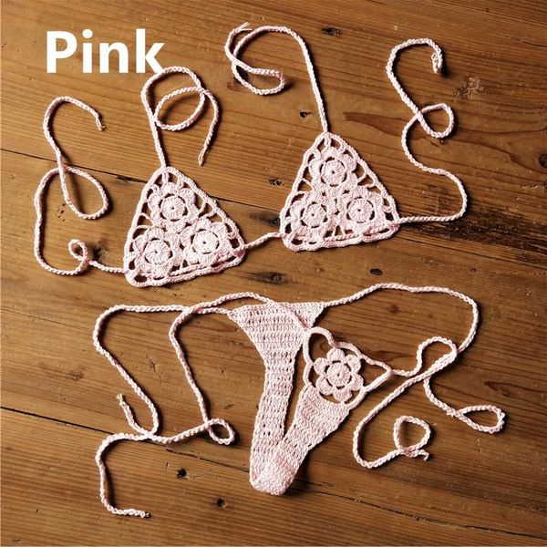 women's swimwear 13 color hand crochet sunbathing bikini women micro mini lingerie sets, White;black
women's swimwear 13 color hand crochet sunbathing bikini women micro mini lingerie sets, White;black