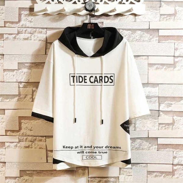 casual short sleeves hoodies summer white hip hop loose skateboard casual men's streetwear punk clothes plus oversized 7xl 211014, Black
casual short sleeves hoodies summer white hip hop loose skateboard casual men's streetwear punk clothes plus oversized 7xl 211014, Black