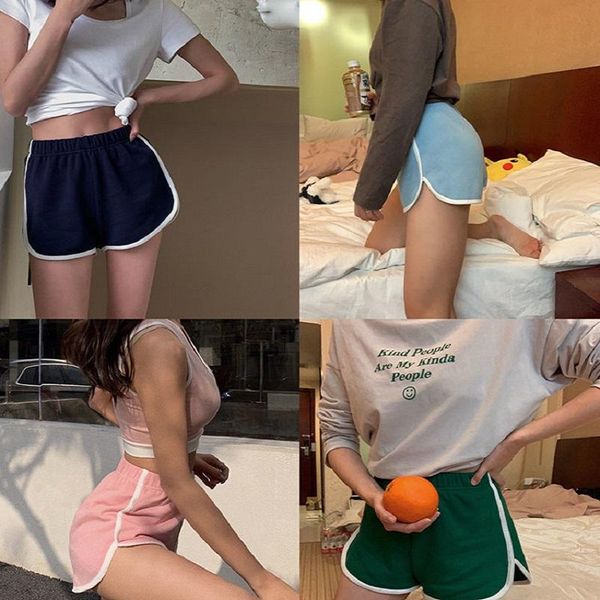 women's shorts qweek 2021 summer sports women jogging blinding side split short pants high elastic waist patchwork casual beach corrend, White;black
women's shorts qweek 2021 summer sports women jogging blinding side split short pants high elastic waist patchwork casual beach corrend, White;black