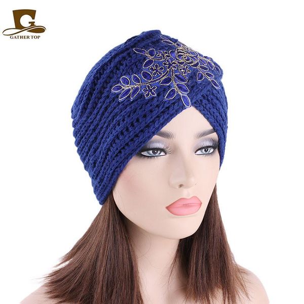 beanie/skull caps 2021 winter women turban bohemian style wool knit bonnet flower muslim headdress inner for hijab turbante, Blue;gray
beanie/skull caps 2021 winter women turban bohemian style wool knit bonnet flower muslim headdress inner for hijab turbante, Blue;gray