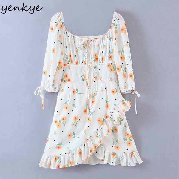 2021 new fashion women polka dot floral print sweet ruffle square neck half sleeve holiday summer mini robe femme pqo0, Black;gray
2021 new fashion women polka dot floral print sweet ruffle square neck half sleeve holiday summer mini robe femme pqo0, Black;gray