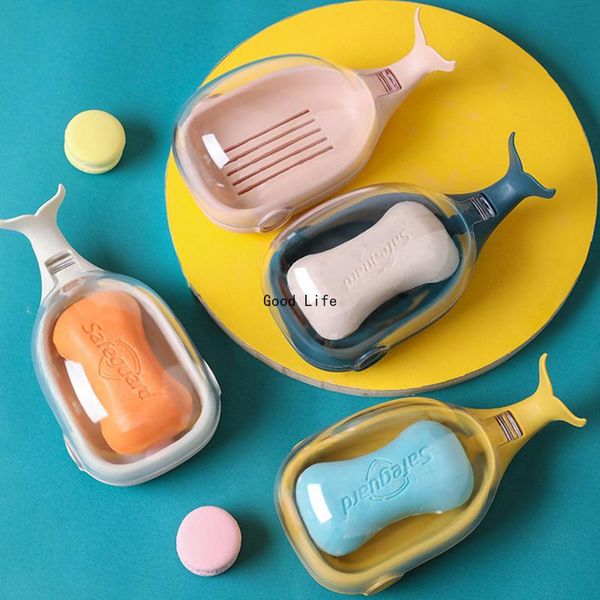 soap dishes holder bathroom dish accessories double layer whale drain transparent storage box flip cover dustproof
soap dishes holder bathroom dish accessories double layer whale drain transparent storage box flip cover dustproof