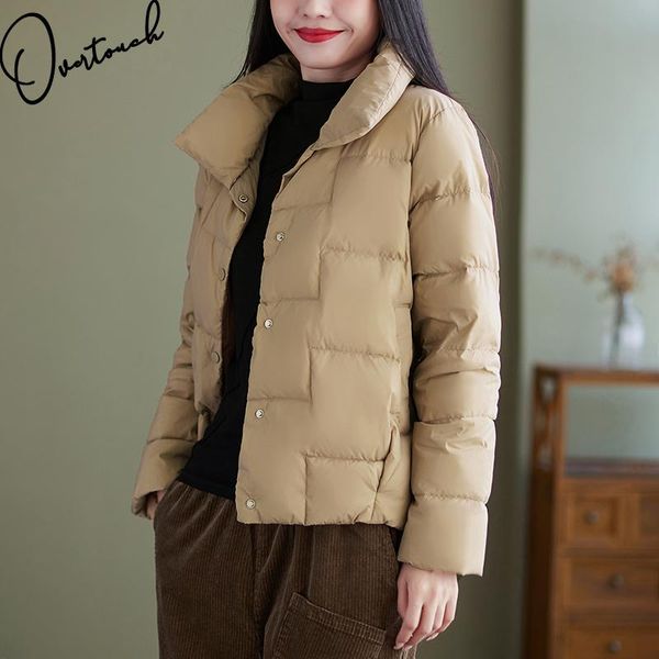 women's down & parkas overtouch autumn winter women jacket coat outerwear cotton plaid thick warm pockets loose oversize vintage lady o, Black
women's down & parkas overtouch autumn winter women jacket coat outerwear cotton plaid thick warm pockets loose oversize vintage lady o, Black