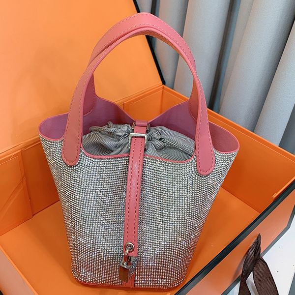 70% off luxury design handbag net red water drill bucket 2021 new korean and unique vegetable basket one shoulder hand-held women's bag
70% off luxury design handbag net red water drill bucket 2021 new korean and unique vegetable basket one shoulder hand-held women's bag