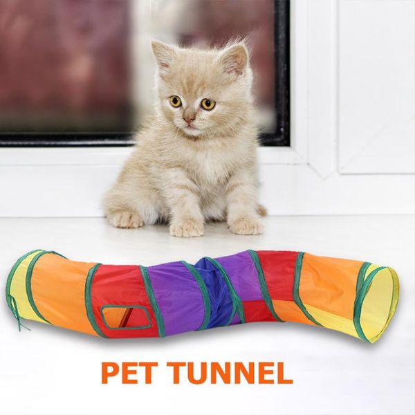 cat toys s-shape tunnel elaborate manufacture prolonged durable rainbow tube folding kitten interactive toy pet funny product
cat toys s-shape tunnel elaborate manufacture prolonged durable rainbow tube folding kitten interactive toy pet funny product