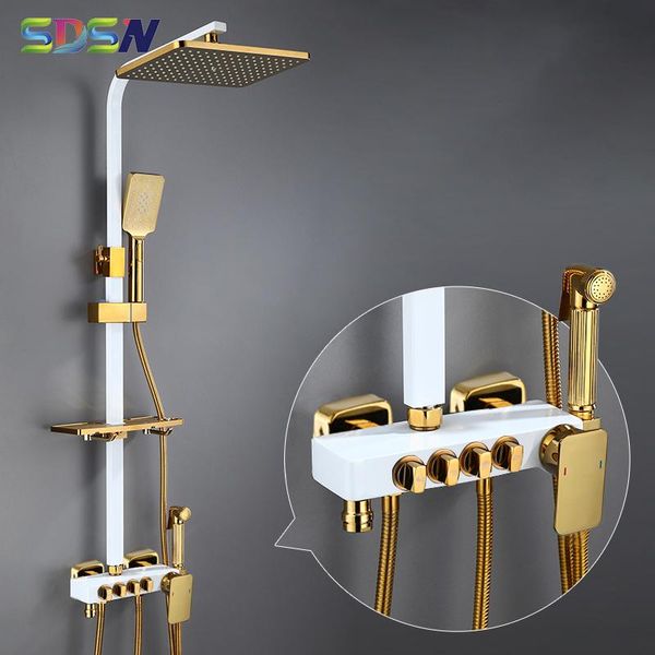 bathroom shower sets white gold set sdsn copper bathtub faucet rainfall head thermostatic bath digital system
bathroom shower sets white gold set sdsn copper bathtub faucet rainfall head thermostatic bath digital system