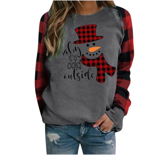 women's sweaters loose winter casual womens sweater long sleeve round collar pullover blouse snowman print sweatshirt christmas clothe, White;black
women's sweaters loose winter casual womens sweater long sleeve round collar pullover blouse snowman print sweatshirt christmas clothe, White;black