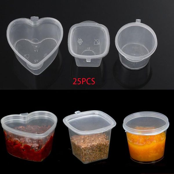 storage bottles & jars 25pcs 25ml/27ml/45ml disposable plastic takeaway sauce cup containers food box with hinged lids small pigment paint
storage bottles & jars 25pcs 25ml/27ml/45ml disposable plastic takeaway sauce cup containers food box with hinged lids small pigment paint