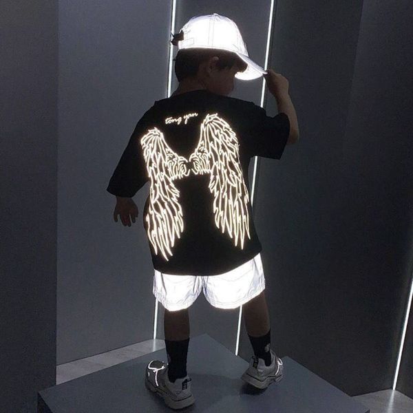 summer girls boys 3d clothes laser wings tees sports cotton reflective suit t-shirt shorts 8 to12 yrs teens kids casual outfit, White
summer girls boys 3d clothes laser wings tees sports cotton reflective suit t-shirt shorts 8 to12 yrs teens kids casual outfit, White