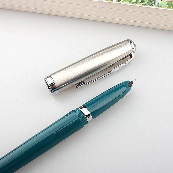 fountain pens jinhao quality 86 green black pen 0.38mm nib metal clip ink stationery school office supplies
fountain pens jinhao quality 86 green black pen 0.38mm nib metal clip ink stationery school office supplies