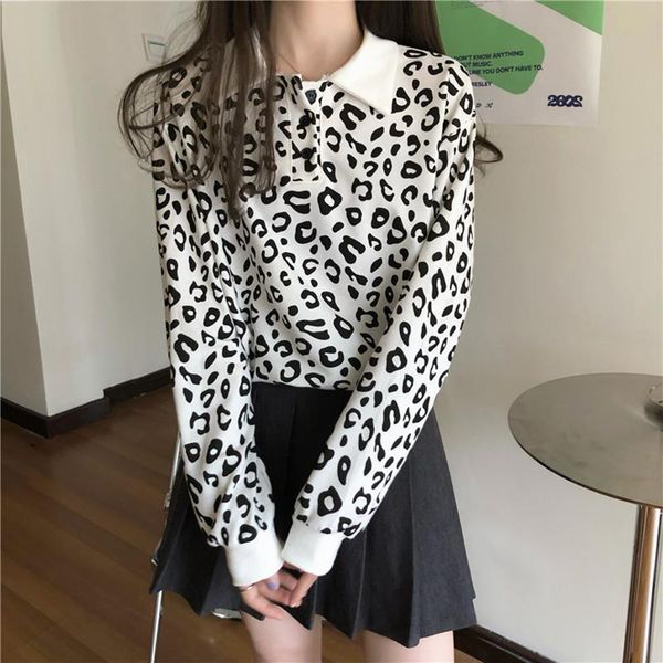 leopard print casual tshirts women long sleeve turn down collar pullovers button crop t shirt for women plus size tee top, Gray
leopard print casual tshirts women long sleeve turn down collar pullovers button crop t shirt for women plus size tee top, Gray