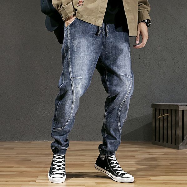 2021 new autumn winter fashion spliced designer pants slack bottom veet warm men hip hop joggers ouzz, Blue
2021 new autumn winter fashion spliced designer pants slack bottom veet warm men hip hop joggers ouzz, Blue