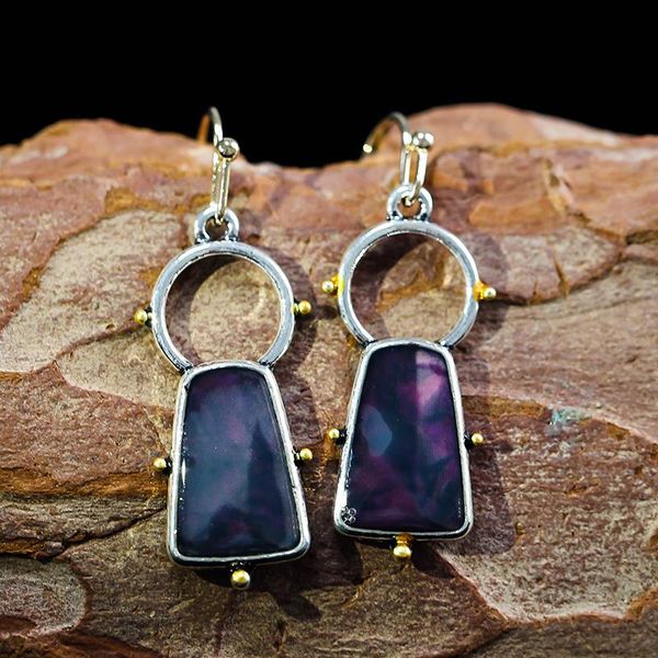 dangle & chandelier vintage bohemia women earring trapezoid geometric purple stone earrings hollow circle handmade metal hook gift, Silver
dangle & chandelier vintage bohemia women earring trapezoid geometric purple stone earrings hollow circle handmade metal hook gift, Silver