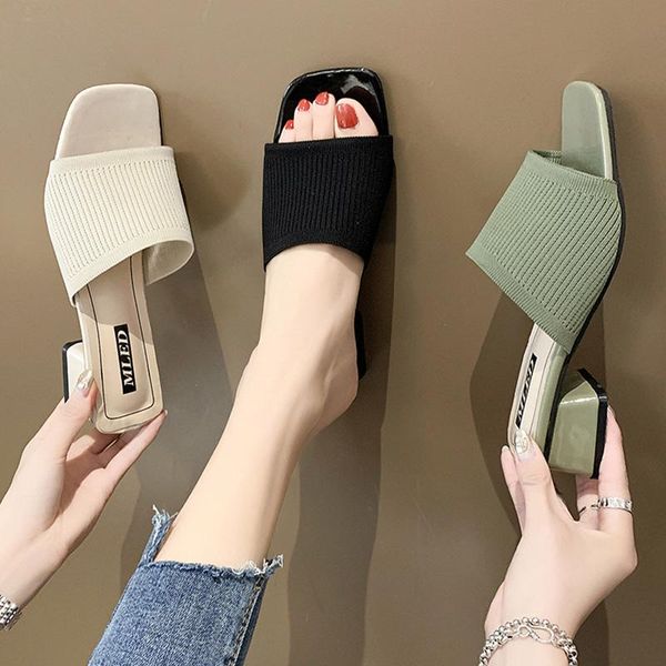 slippers shoes casual slipers women med square heel heeled mules shallow slides luxury 2021 block high fashion cotton fabric rub, Black
slippers shoes casual slipers women med square heel heeled mules shallow slides luxury 2021 block high fashion cotton fabric rub, Black