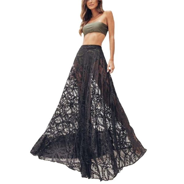 skirts women long lace see through high waist mopping hollow clothes floral bottoms beach black white
skirts women long lace see through high waist mopping hollow clothes floral bottoms beach black white